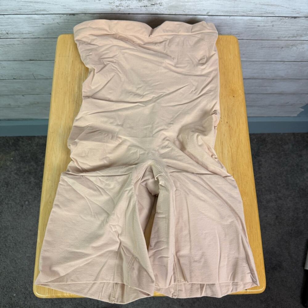 Spanx High Waisted Shaper Shorts Size 1X Soft Nude